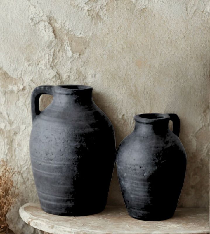 Ebony 'Agapitos' Jug Vases
