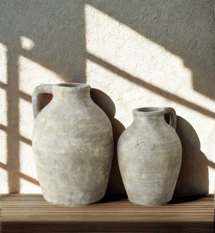 Natural 'Agapitos' Jug Vases