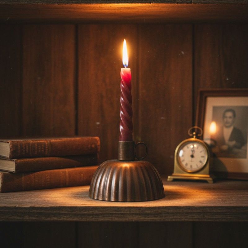 Recreate a vintage classic look with the Petticoat Candleholder with cute finger hold which adds a true nostalgic feel