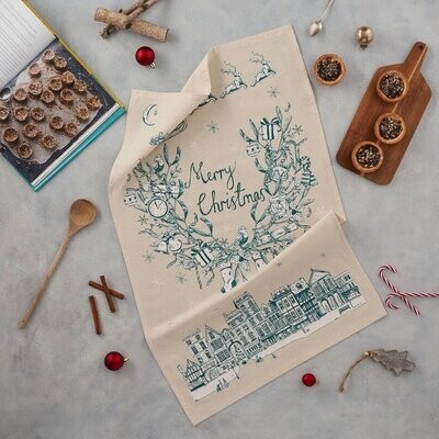 Night Before Christmas Tea Towel Night Before Christmas Tea Towel