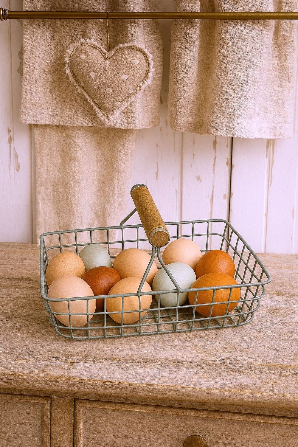 Rustic Grey Wire Baskets Rustic Grey Wire Baskets, Style: Oblong