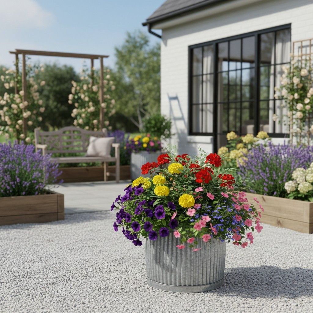 Dolly Tub Planters, Size: Small