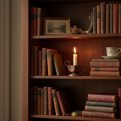 Recreate a vintage classic look with this handmade Frilled Candle Holder. It adds a certain Dickensian charm to a bookshelf.