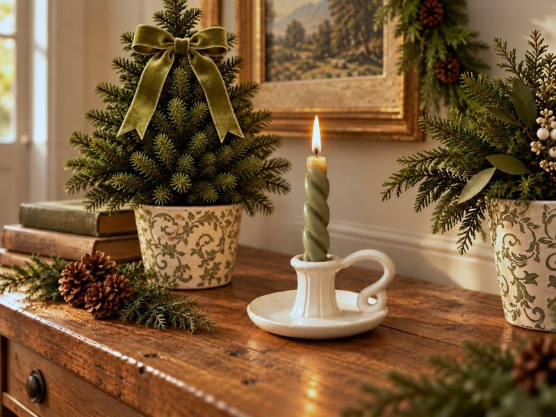 Decorate your home with candle light this Christmas. Crantock ceramic candle holders are the perfect little accent décor 