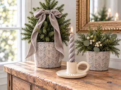 Decorate your home with candle light this Christmas. Padstow ceramic candle holders are the perfect little accent to any corn