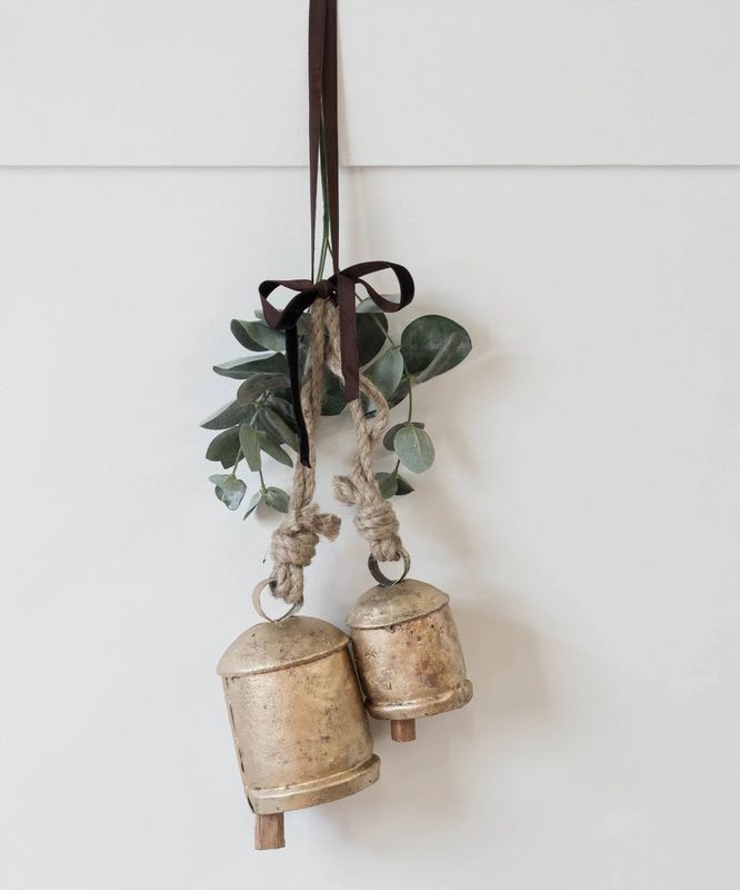 Vintage Gold Cow Bells