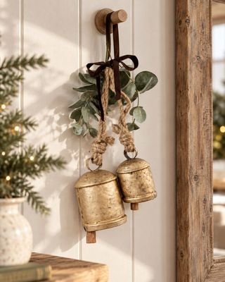 Vintage Gold Cow Bells Vintage Gold Cow Bells