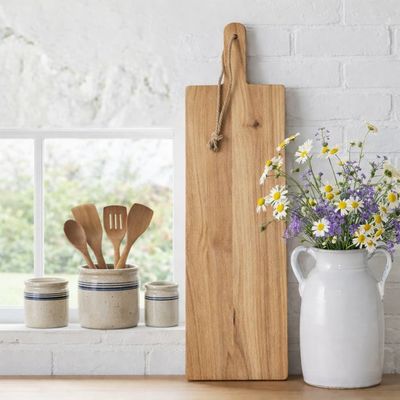 XL Mango Wood Serving Board has numerous practical uses but also looks stunning displayed in the kitchen
