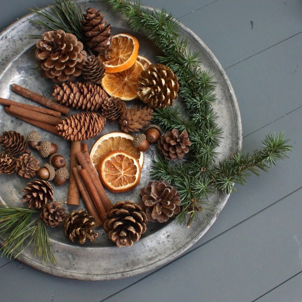 Natural Christmas Wreath/Table Accessories Perfect bag of classic Christmas assorted natural decorative accessories for table displays, wreath and garland making.