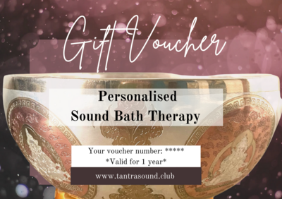 PRIVATE SOUND BATH THERAPY VOUCHER FOR ONE
