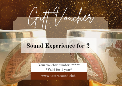 PERSONALISED SOUND EXPERIENCE FOR 2 VOUCHER