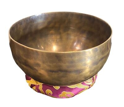 BRONZE BOWL - A NOTE - 7 INCH