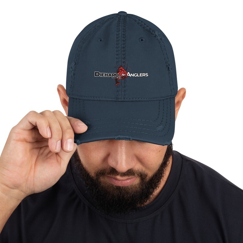 Distressed Embroidered Hat