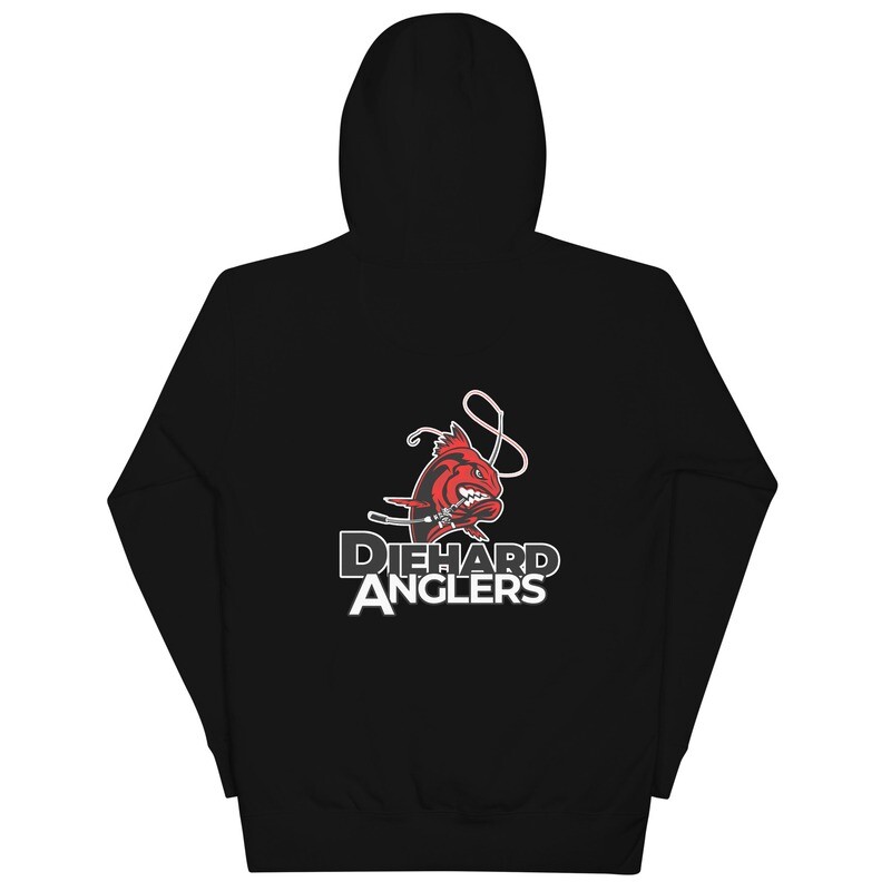 Unisex Hoodie, Back Logo Only, Front Pouch 