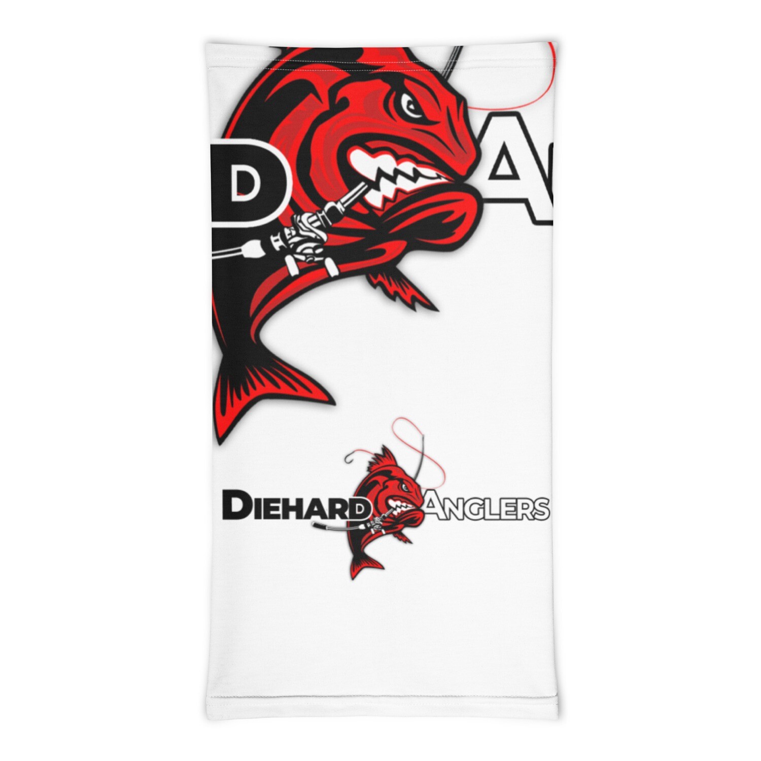 Big Diehard Fish Face Neck Gaiter/Face Buff 
