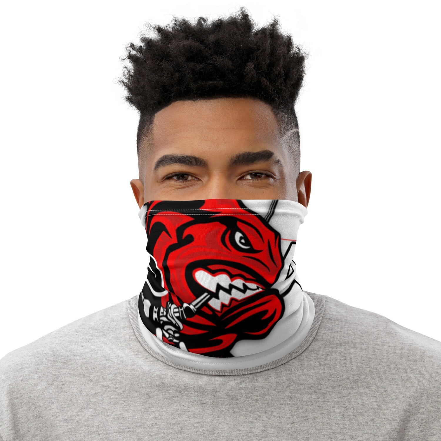 Big Diehard Fish Face Neck Gaiter/Face Buff 