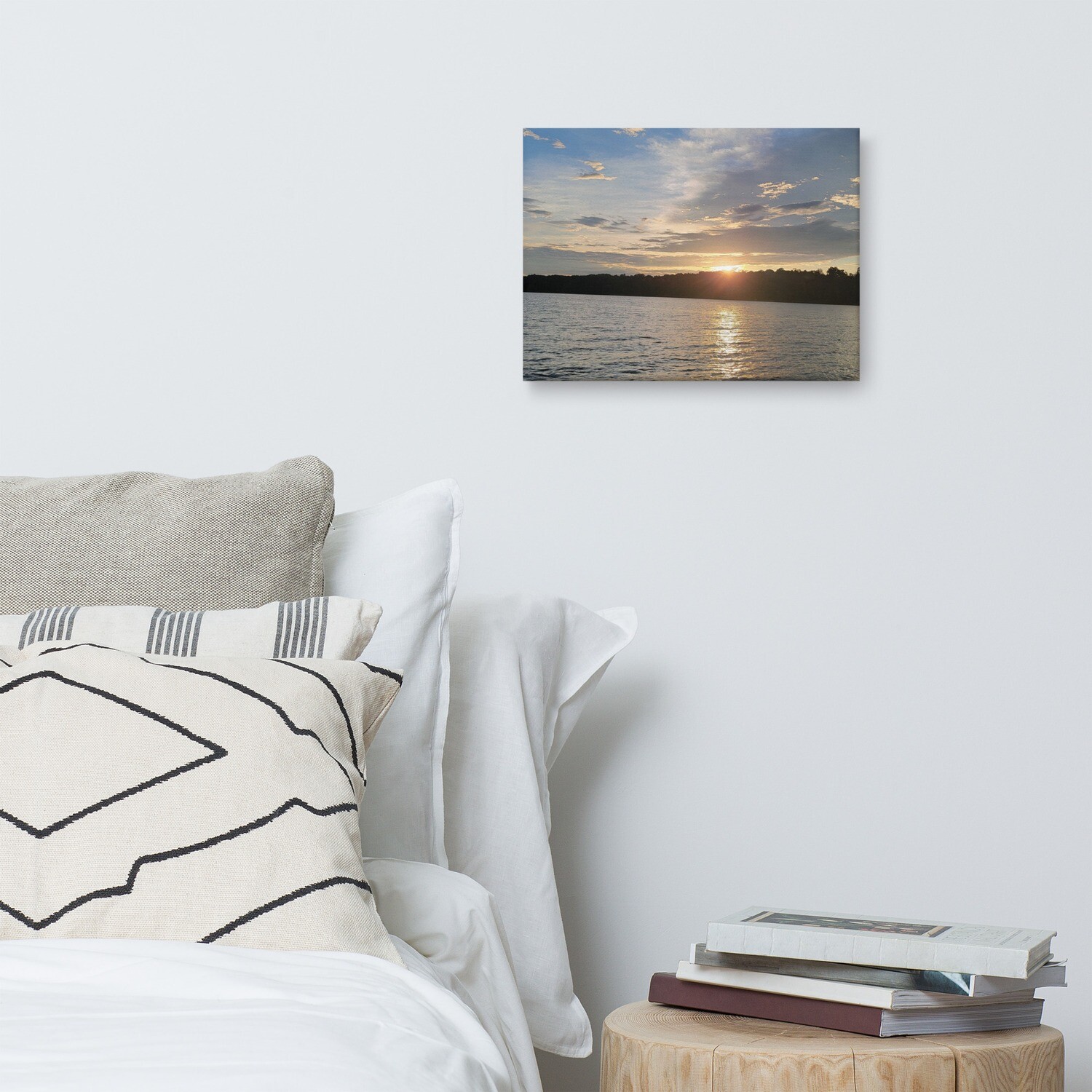 Canvas Amazing Lake Sunset