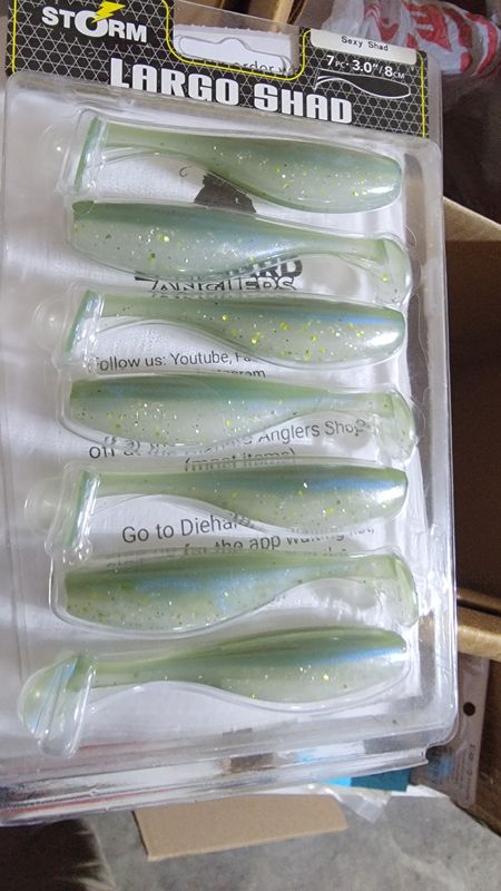 Storm Largo Shad 7pc 3.0&quot; Sexy Shad