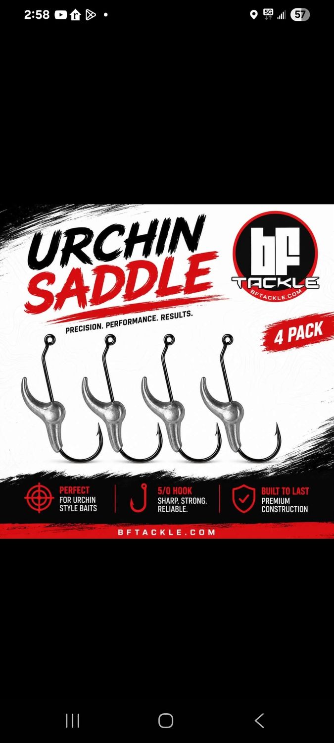 Urchin Saddle Hooks (IN STOCK, SEE DESCRIPTION)