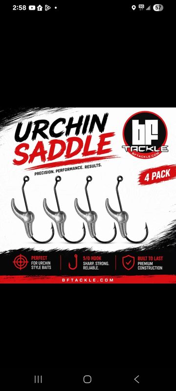Urchin Saddle Hooks (IN STOCK, SEE DESCRIPTION) Urchin Saddle Hooks (IN STOCK, SEE DESCRIPTION)