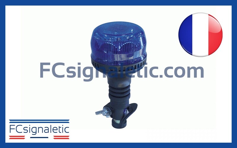 Gyrophare Gyroled bleu équipement aéroport OACI embase hampe classe 1 rotatif STANDBY MERCURA 28408-00