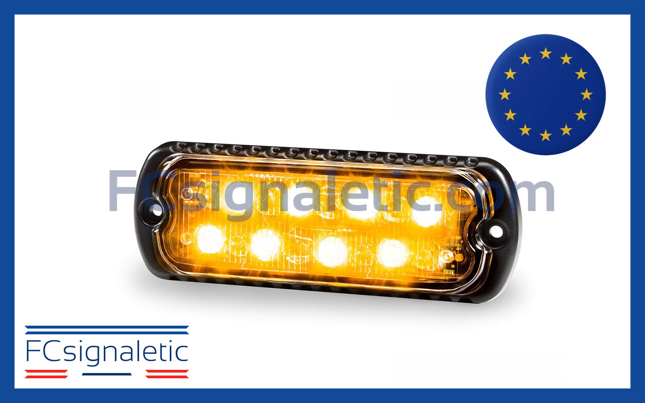 Feu de pénétration LED L56 orange blanc STANDBY MERCURA