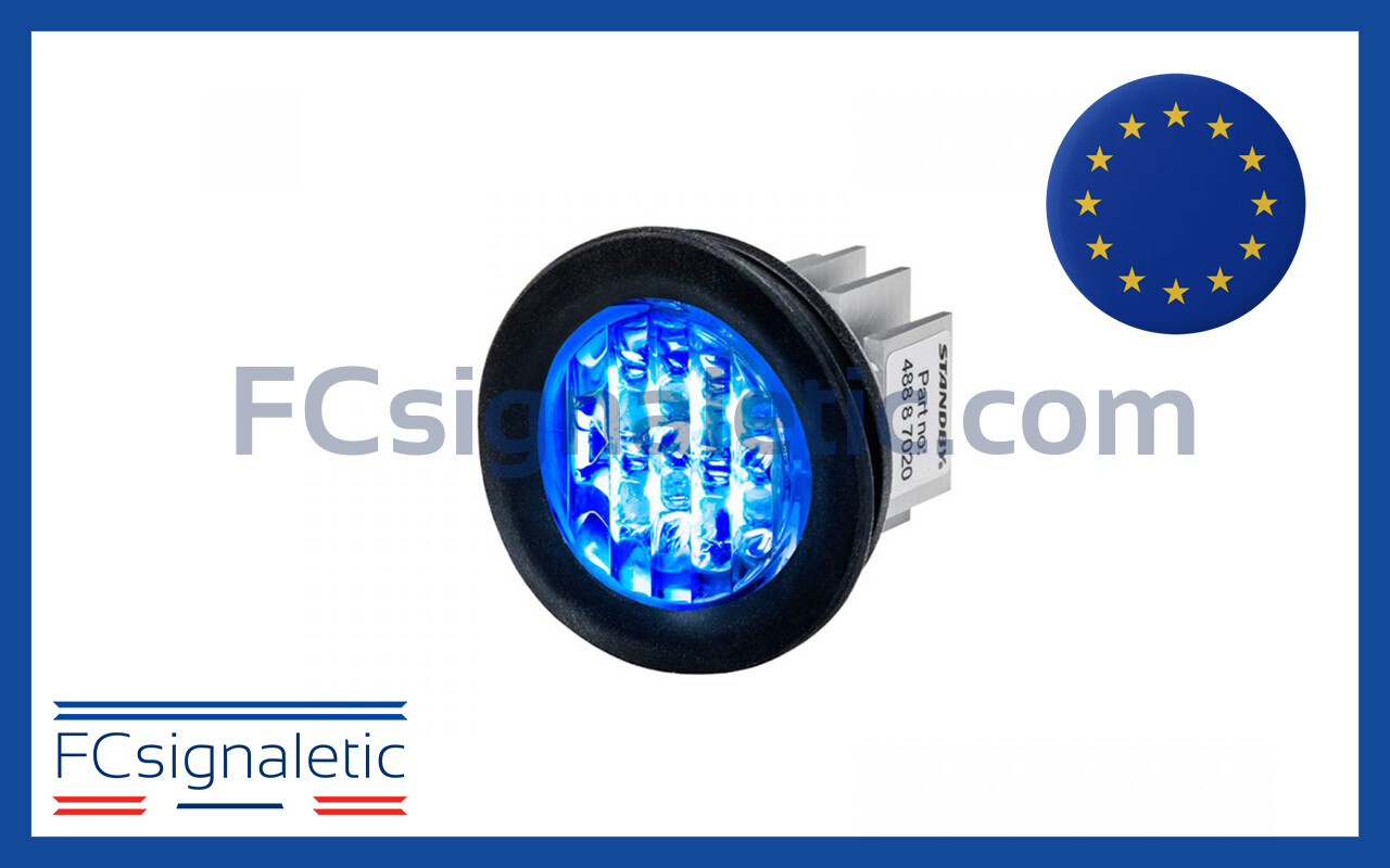 Feu LED Quartz bleu STANDBY MERCURA