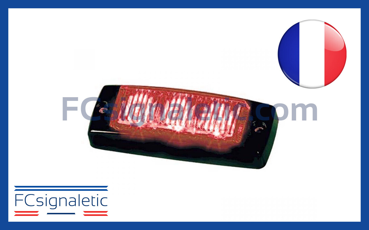 Feu de pénétration 3 LED Météorit rouge STANDBY MERCURA