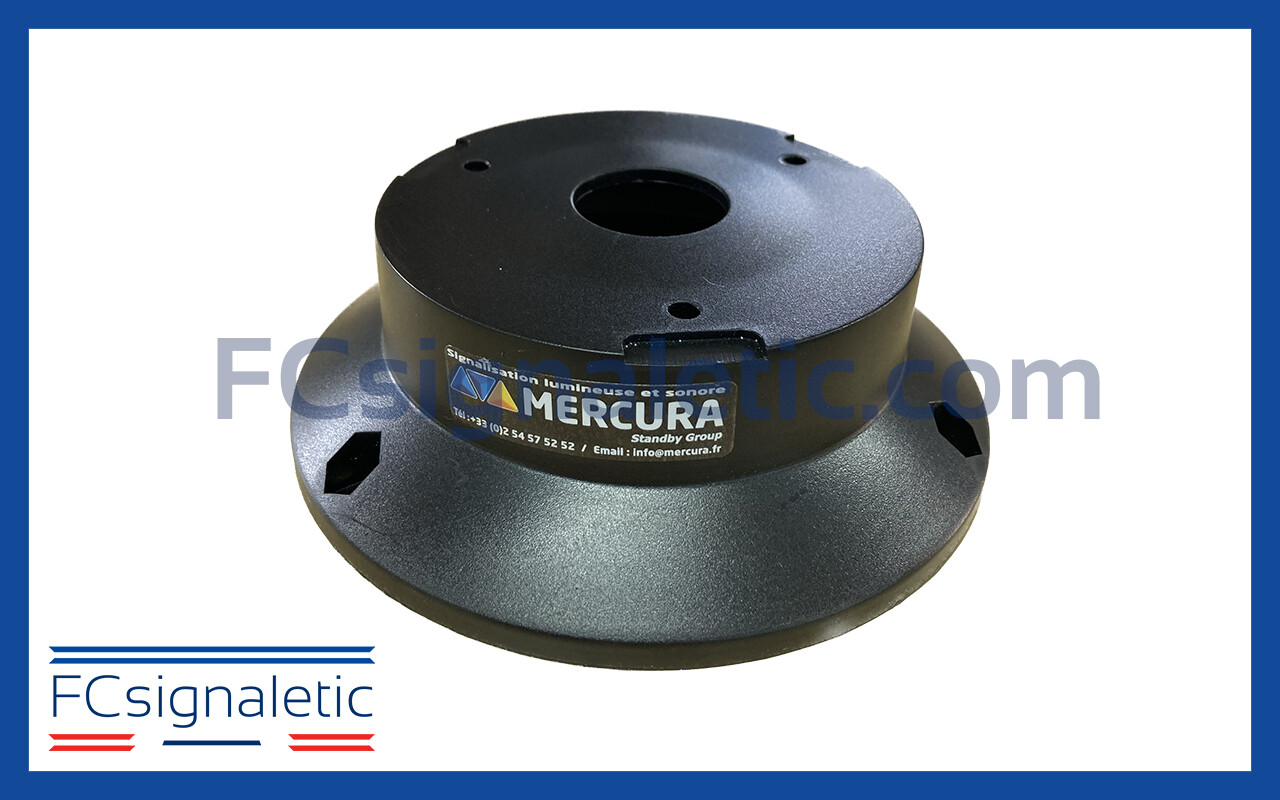 Adaptateur embase ISO pour Gyroled STANDBY MERCURA