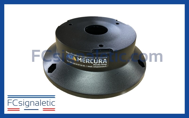 Adaptateur embase ISO pour Gyroled STANDBY MERCURA