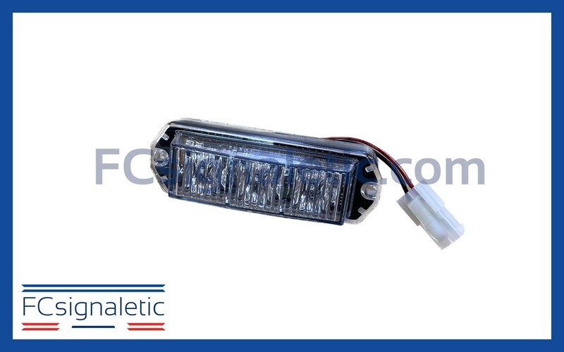 Feu bleu 3 LEDS pour rampe Vega S 12/24V