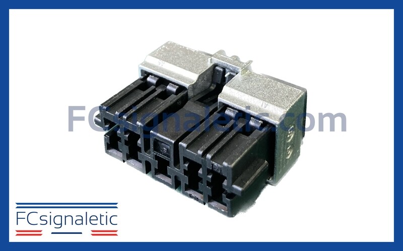 Connecteur MIC 9 voies noir pour bloc de puissance STANDBY MERCURA