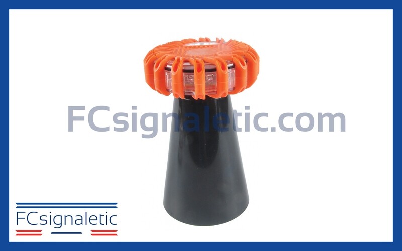 Adaptateur de balise lumineuse sur cône LEDWORK LWK0001