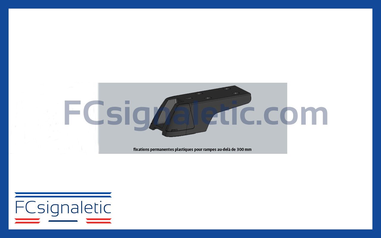 Fixations plastiques pour Rampe ORTUS LB200 STANDBY MERCURA 506-584-00-0-20