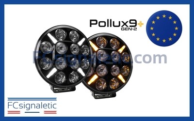 Feu LED longue portée Pollux9+ Gen2 faisceau route 120W LEDSON