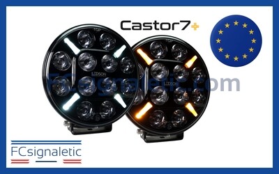 Feu LED longue portée Castor7+ faisceau route 60W LEDSON