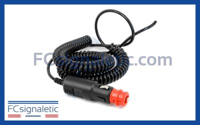 Prise allume cigare 12/24V 8A extensible avec fusible