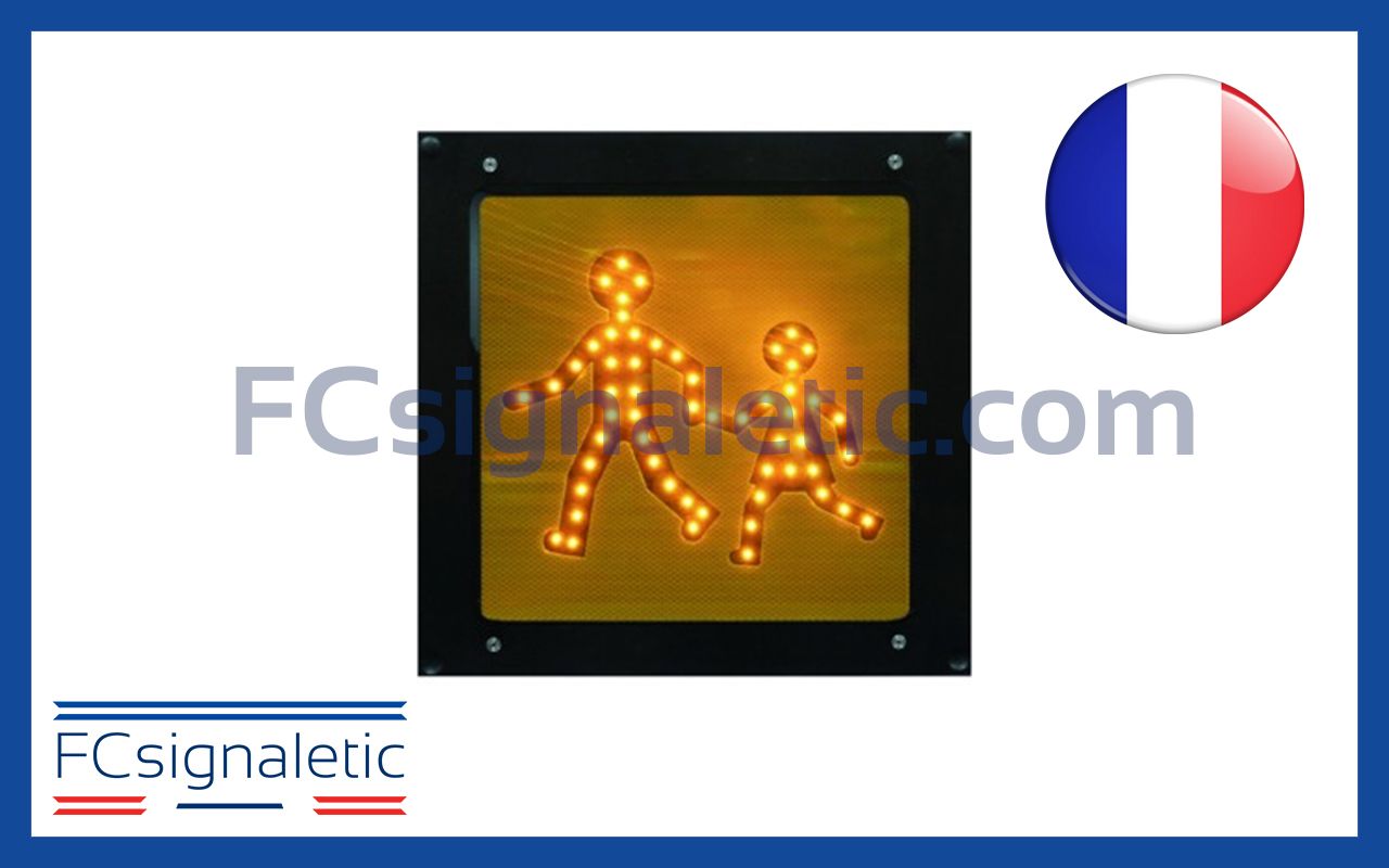 Pictogramme LED bus scolaire arrière étanche VIGNAL SESALY PIC400.E