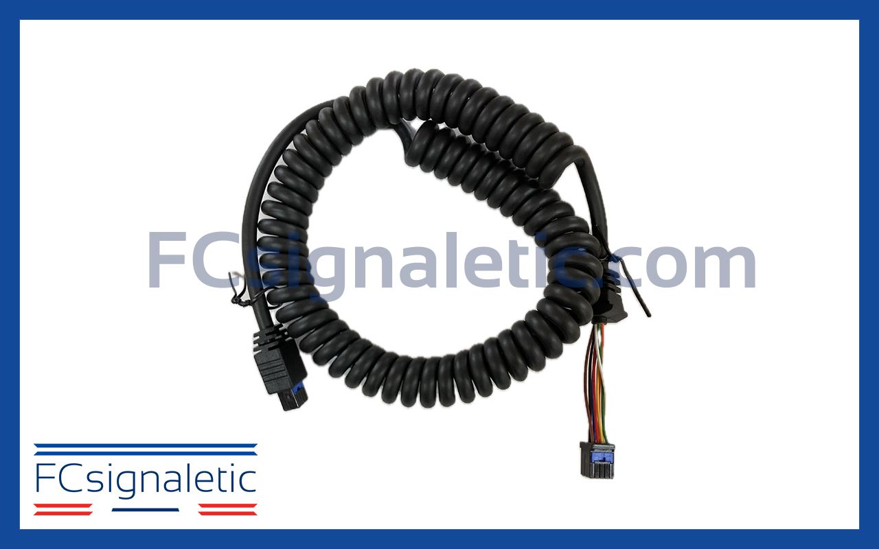 Faisceau cordon spiralé pour Boitier Handy STANDBY MERCURA 24113-04