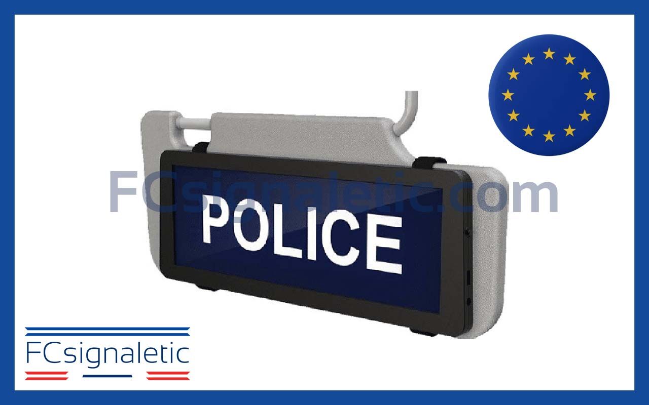 Panneau pare-soleil rétroéclairé à LED (DOUANE) STANDBY MERCURA