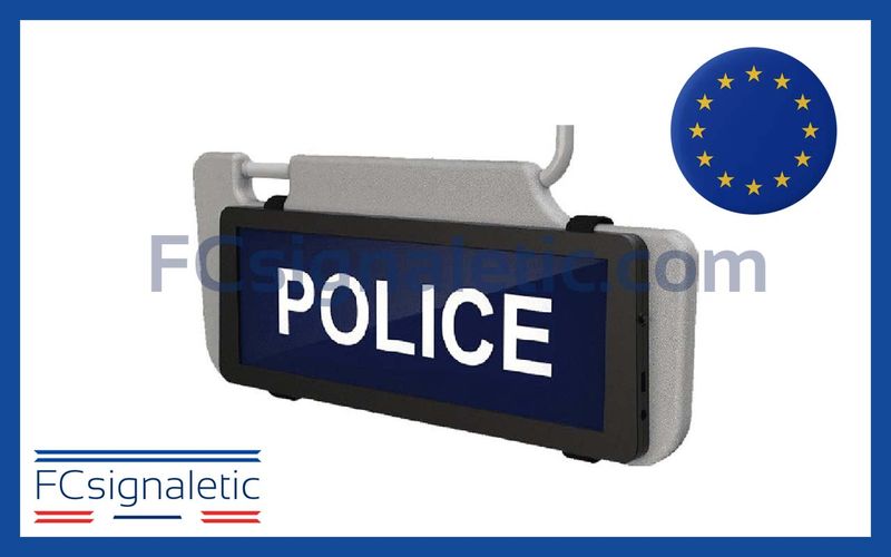 Panneau pare-soleil rétroéclairé à LED (DOUANE) STANDBY MERCURA