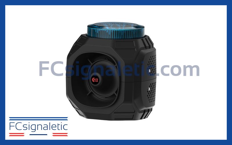 Combiné de signalisation portatif CSP bleu classe 1 multi tonalités Blazers Combi 911 SIGNAL 091601
