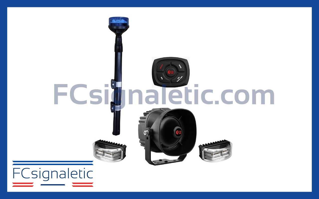 Kit Pack Moto Police / Police Municipale 911 SIGNAL