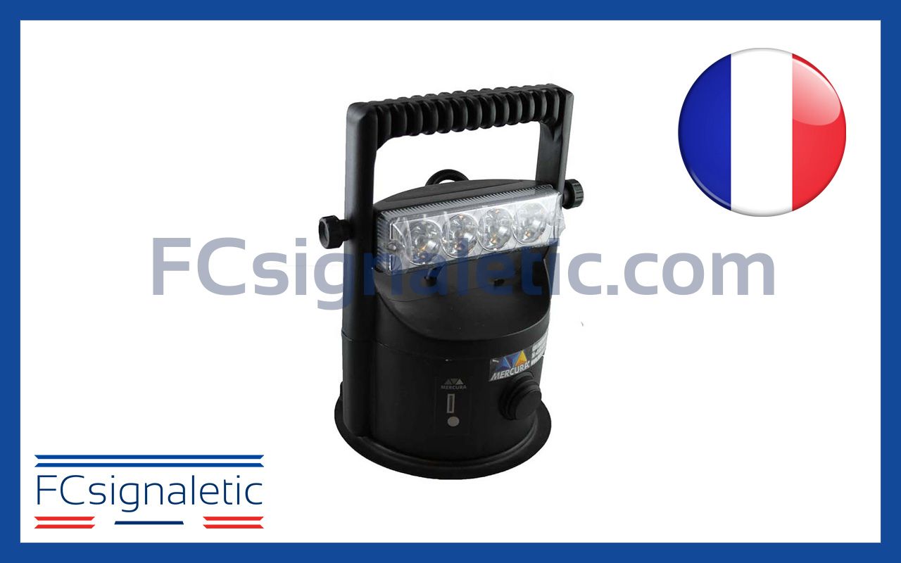 Projecteur Projoled magnétique autonome (chargeur 12V) STANDBY MERCURA 23488-02