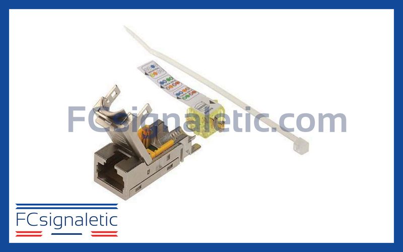 Connecteur jack HIFF RJ45 HARTING 20820010002