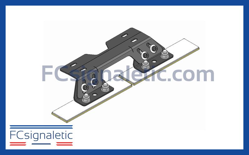 Fixations universelles adaptatives à coller rampe STANDBY MERCURA 34798-01