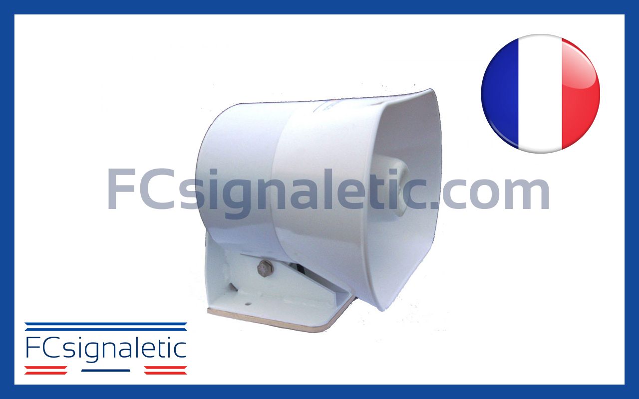 Haut Parleur blanc 150W 8 ohms pour montage sur pavillon STANDBY MERCURA 15802-00