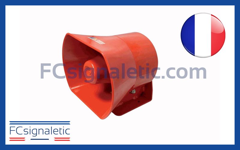 Haut Parleur rouge 150W 8 ohms pour montage sur pavillon STANDBY MERCURA 18808-00