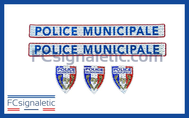 Kit sérigraphie Police municipale pour Vélos (Ville, VTC, VTT)