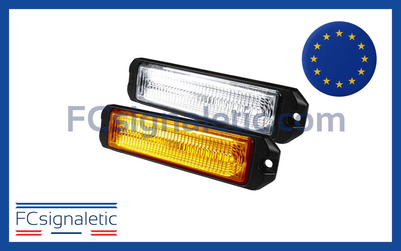 Feu de pénétration 12 LED Astro6+ bicolore orange blanc LEDSON 51005713